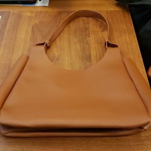NEW, Neiman Marcus Leather Tote , BROWN